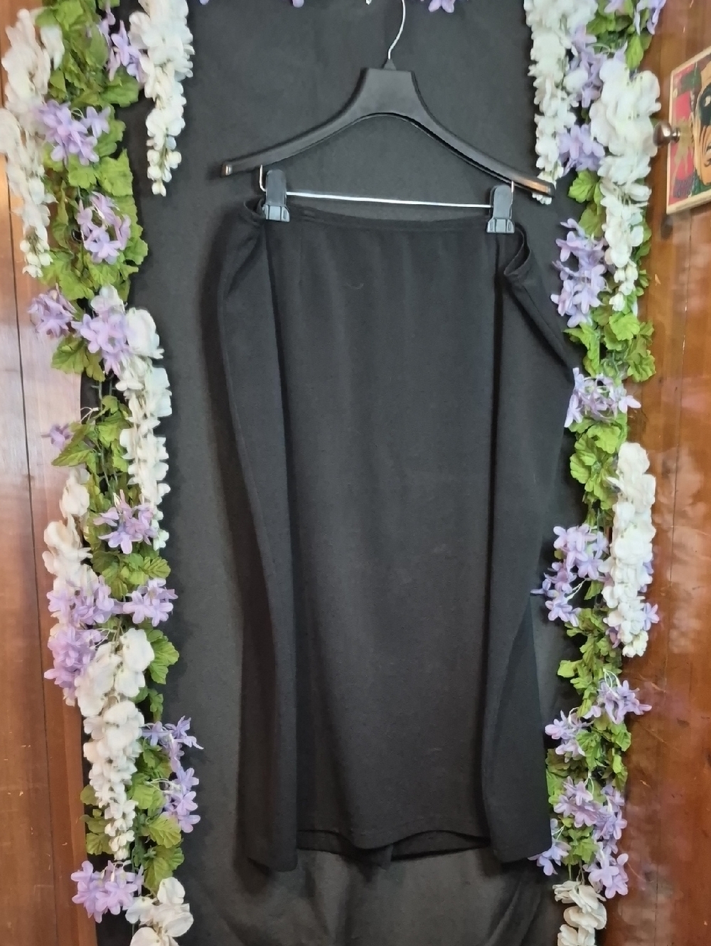 Northcrest Black Maxi Skirt - Classic Straight Silhouette